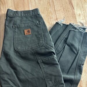 Carhartt Dark Green Utility Pants